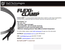 Tablet Screenshot of flexiclamp.com